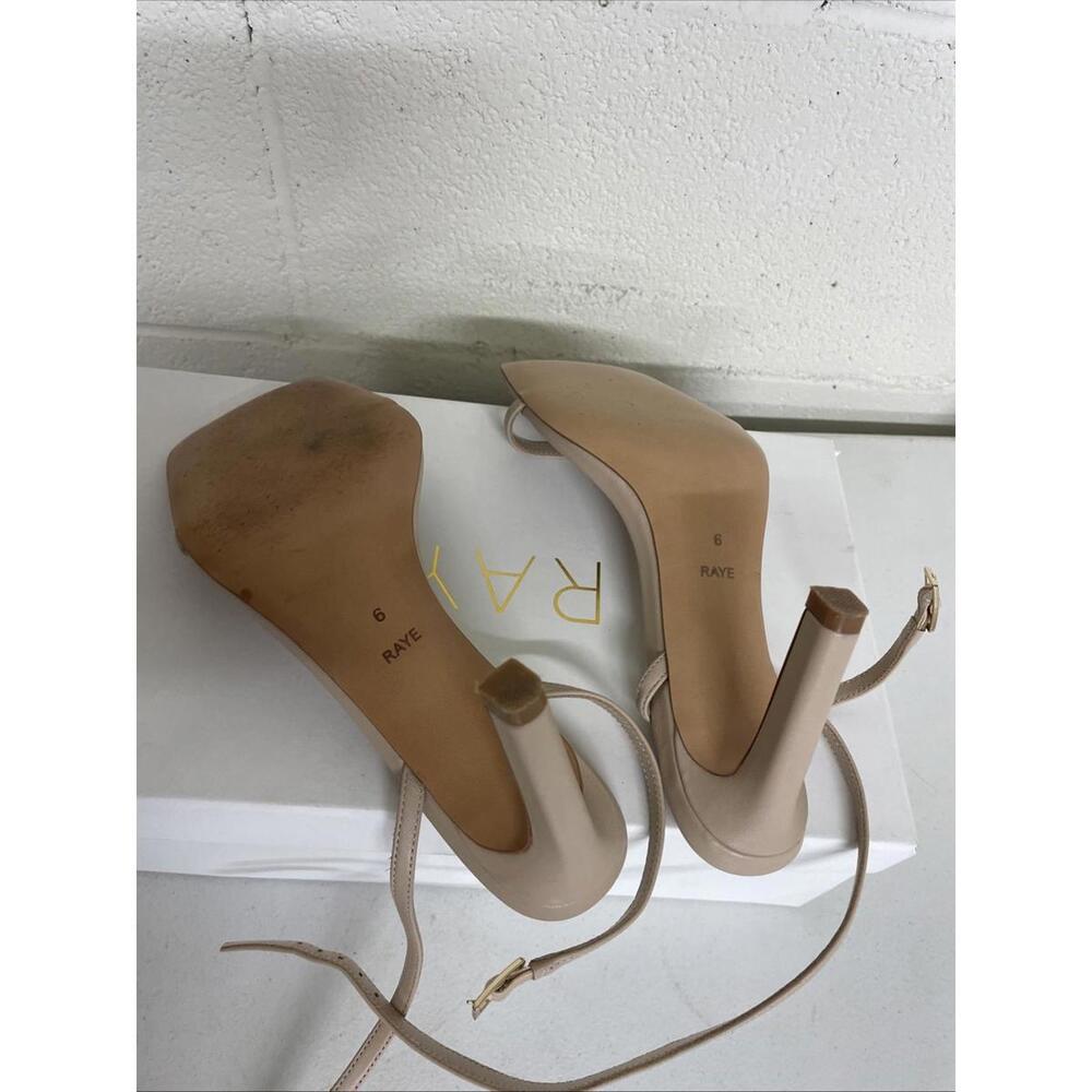 Revolve RAYE Kathryn Heel eather Sandal nude size 6 NIB $169 msrp - Picture 11 of 11